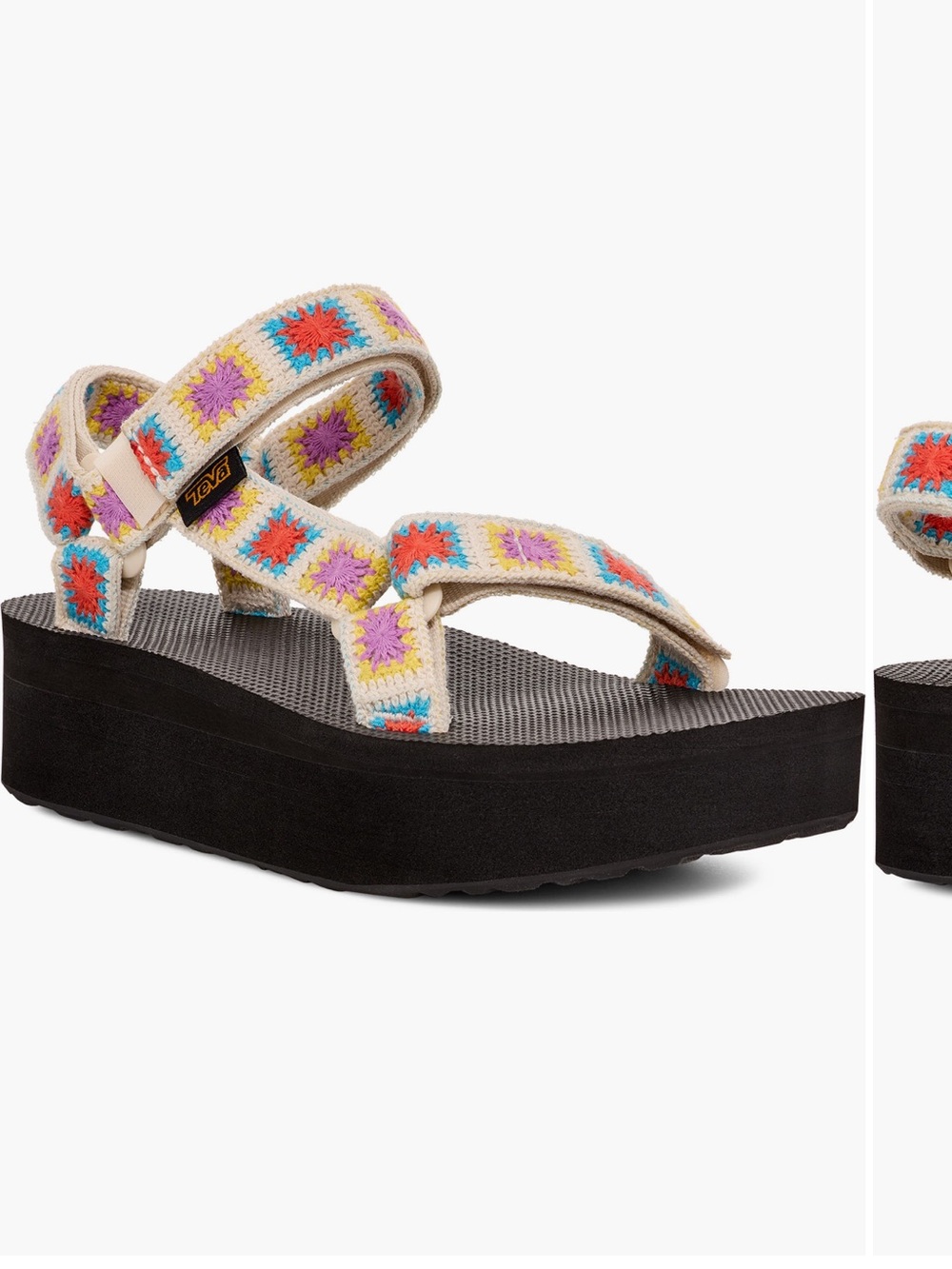 Teva Crochet Flatform Sandals